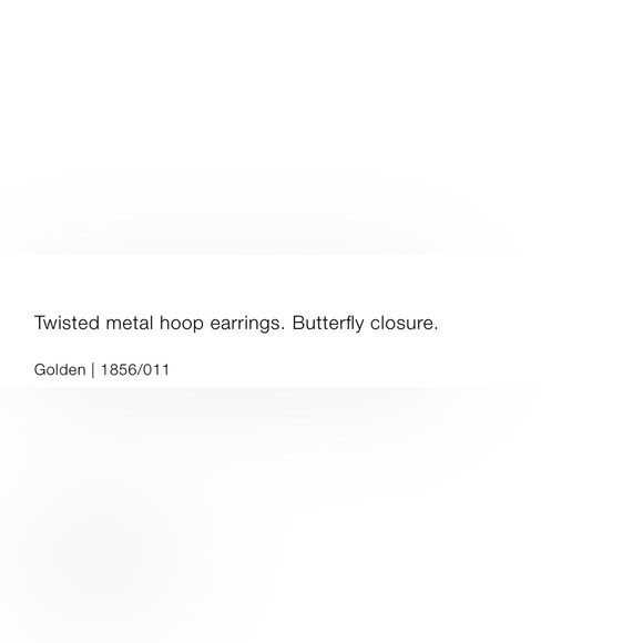 Zara Tiwsted Hoop Earrings - Picture 6 of 6